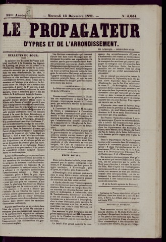 Le Propagateur (1818-1871) 1871-12-13