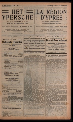 Het Ypersch nieuws (1929-1971) 1939-07-15