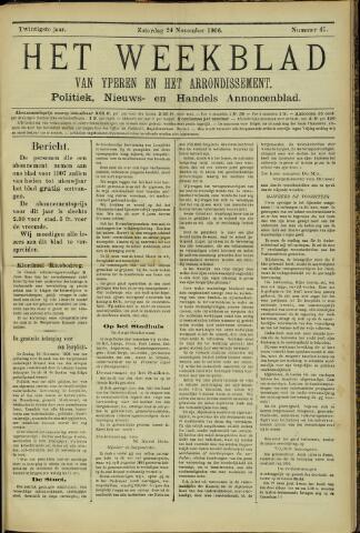 Het weekblad van Ijperen (1886 - 1906) 1906-11-18