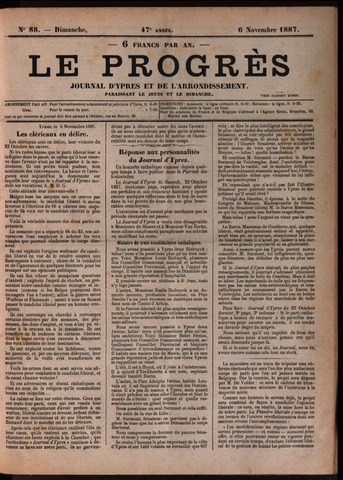 Le Progrès (1841-1914) 1887-11-06