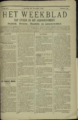 Het weekblad van Ijperen (1886 - 1906) 1889-11-30