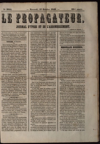 Le Propagateur (1818-1871) 1849-10-17