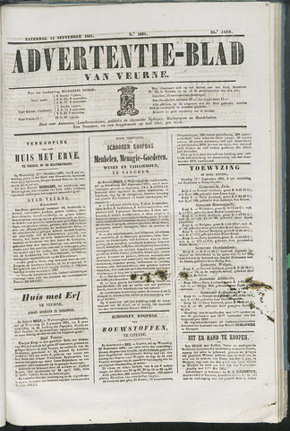 Het Advertentieblad (1825-1914) 1861-09-14