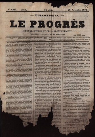Le Progrès (1841-1914) 1874-11-26