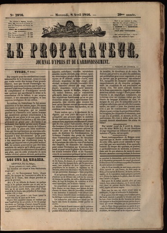 Le Propagateur (1818-1871) 1846-04-08