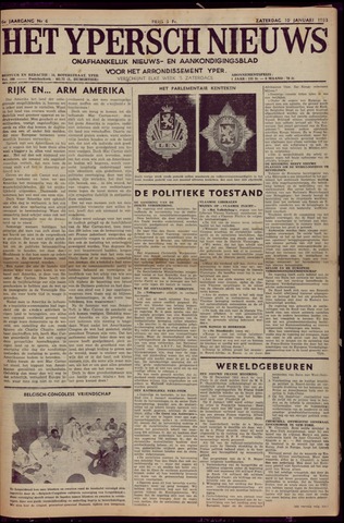 Het Ypersch nieuws (1929-1971) 1953-01-10