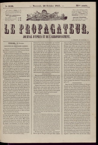 Le Propagateur (1818-1871) 1847-10-20