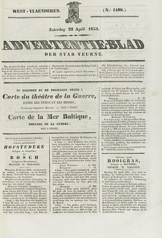 Het Advertentieblad (1825-1914) 1854-04-22