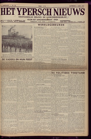 Het Ypersch nieuws (1929-1971) 1951-06-02