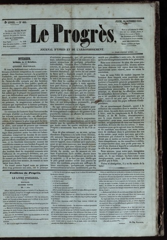 Le Progrès (1841-1914) 1845-10-16