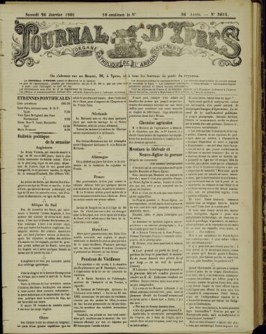 Journal d’Ypres (1874 - 1913) 1901-01-26