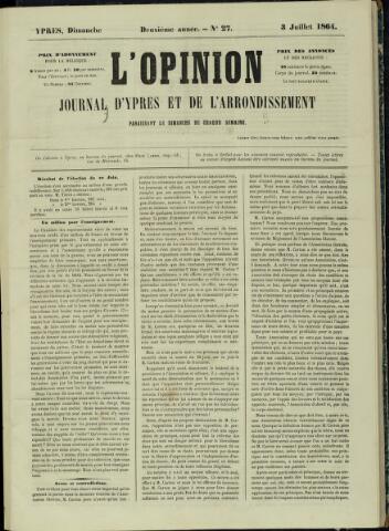 L’Opinion (1863 - 1873) 1864-07-03