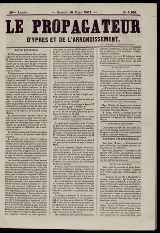 Le Propagateur (1818-1871) 1867-03-16