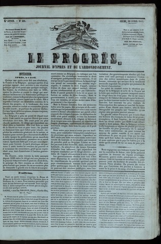 Le Progrès (1841-1914) 1845-04-10