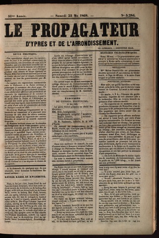 Le Propagateur (1818-1871) 1868-05-23