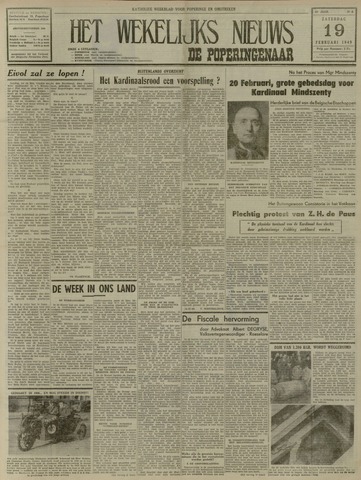 Het Wekelijks Nieuws (1946-1990) 1949-02-19