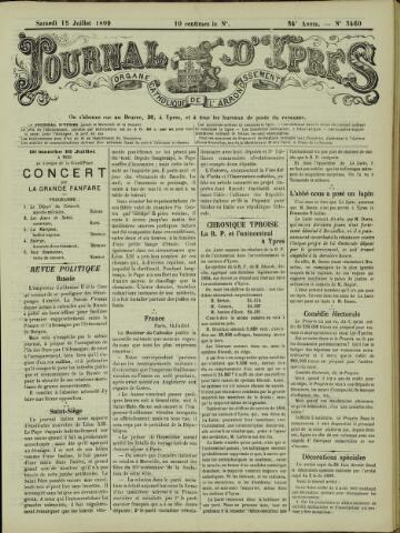 Journal d’Ypres (1874 - 1913) 1899-07-15