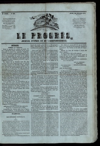 Le Progrès (1841-1914) 1845-01-30