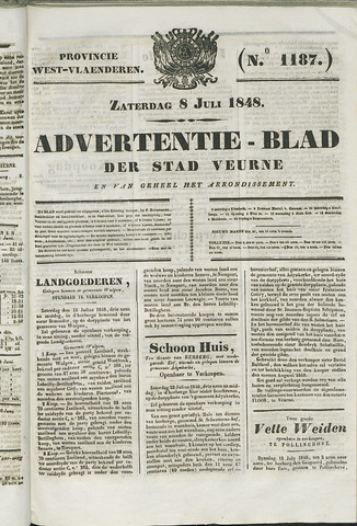 Het Advertentieblad (1825-1914) 1848-07-08