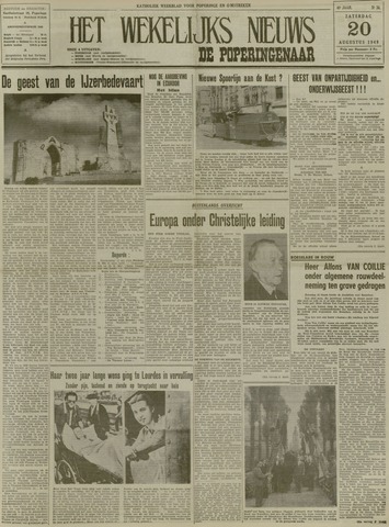 Het Wekelijks Nieuws (1946-1990) 1949-08-20