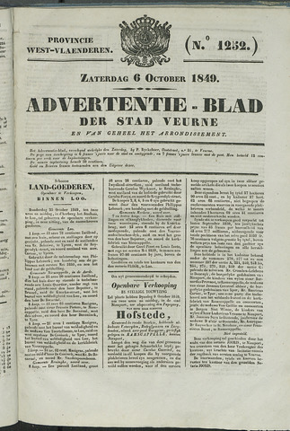 Het Advertentieblad (1825-1914) 1849-10-06