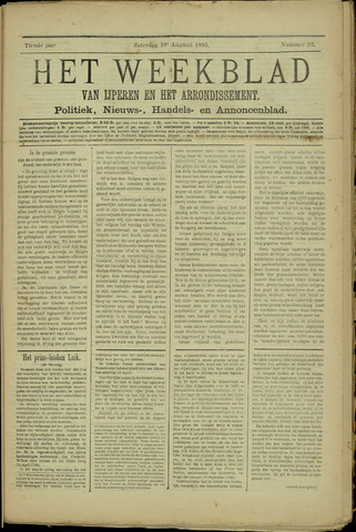 Het weekblad van Ijperen (1886 - 1906) 1895-08-10