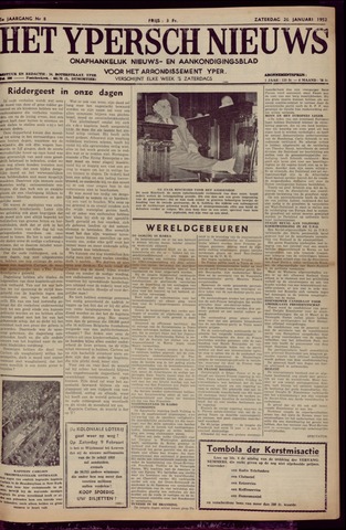 Het Ypersch nieuws (1929-1971) 1952-01-26