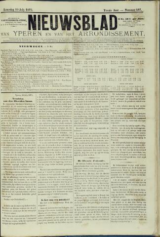 Nieuwsblad van Yperen en van het Arrondissement (1872 - 1912) 1875-07-10