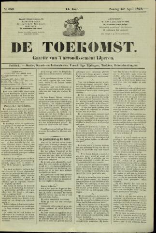 De Toekomst (1862-1894) 1875-04-25