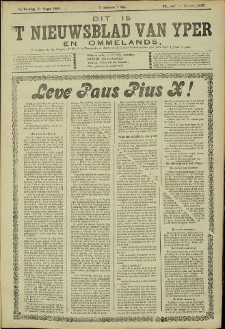 Nieuwsblad van Yperen en van het Arrondissement (1872-1912) 1903-08-08