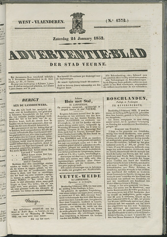 Het Advertentieblad (1825-1914) 1852-01-24
