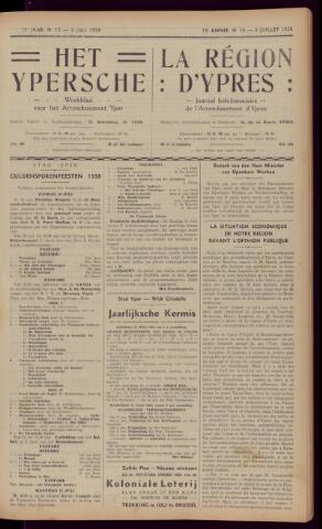 Het Ypersch nieuws (1929-1971) 1938-07-09