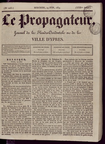 Le Propagateur (1818-1871) 1839-06-19