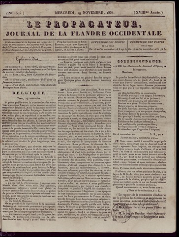 Le Propagateur (1818-1871) 1834-11-19