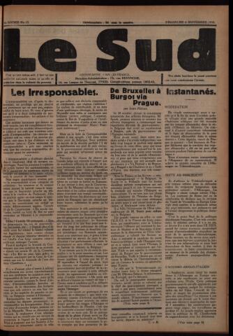Le Sud (1934-1939) 1938-11-06