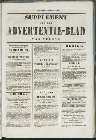 Het Advertentieblad (1825-1914) 1860-02-22