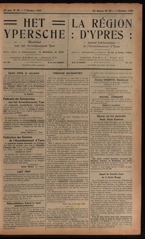 Het Ypersch nieuws (1929-1971) 1939-10-07