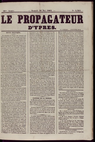 Le Propagateur (1818-1871) 1863-05-30