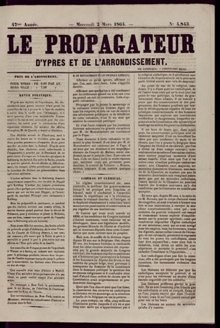 Le Propagateur (1818-1871) 1864-03-02