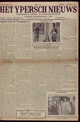 Het Ypersch nieuws (1929-1971) 1955-08-06