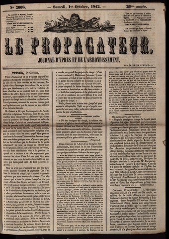 Le Propagateur (1818-1871) 1842-10-01