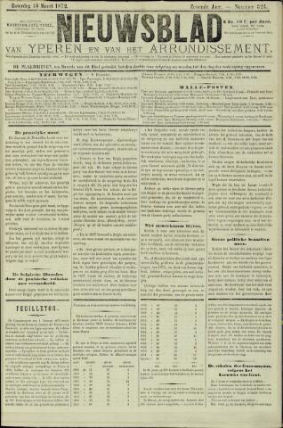 Nieuwsblad van Yperen en van het Arrondissement (1872 - 1912) 1872-03-16