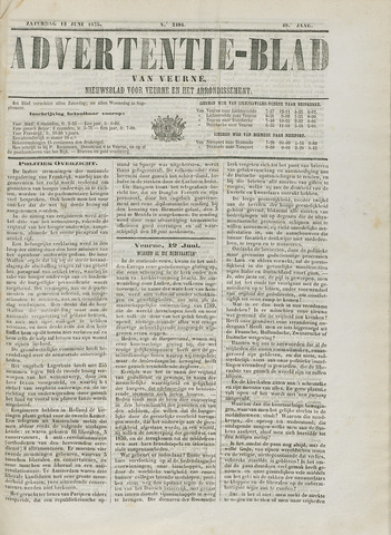 Het Advertentieblad (1825-1914) 1875-06-12