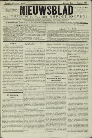 Nieuwsblad van Yperen en van het Arrondissement (1872 - 1912) 1872-01-13