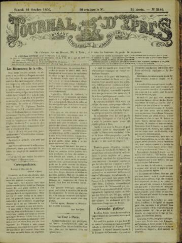 Journal d’Ypres (1874 - 1913) 1896-10-10