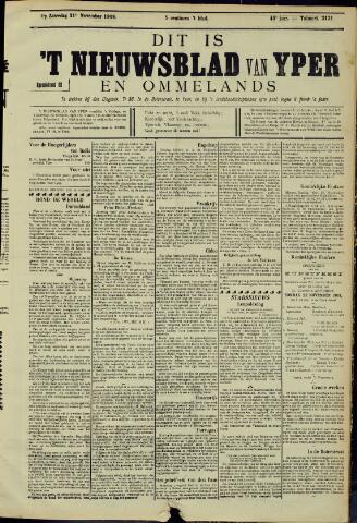 Nieuwsblad van Yperen en van het Arrondissement (1872 - 1912) 1908-11-21
