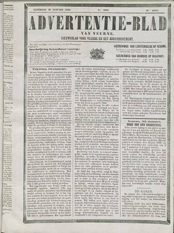 Het Advertentieblad (1825-1914) 1869-01-23