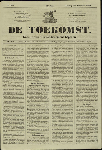 De Toekomst (1862 - 1894) 1876-11-19