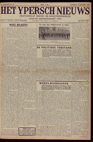 Het Ypersch nieuws (1929-1971) 1949-10-22