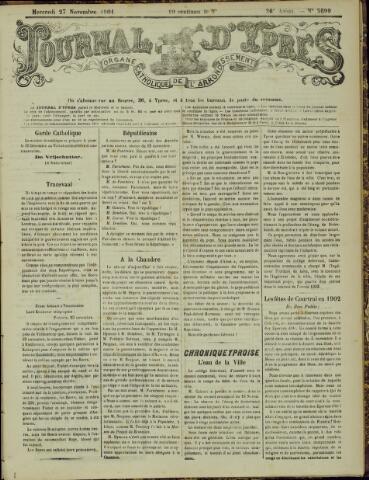 Journal d’Ypres (1874-1913) 1901-11-27